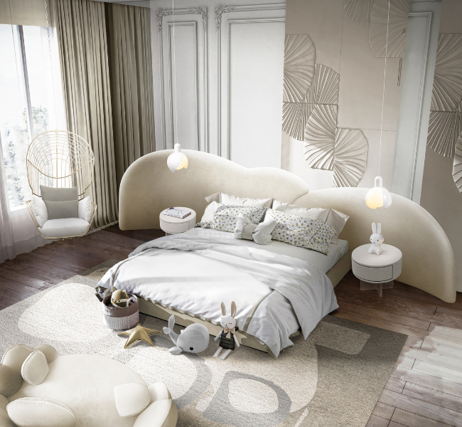 A Serene Luxury Kids Bedroom Designed for Comfort, Calm, and Imagination