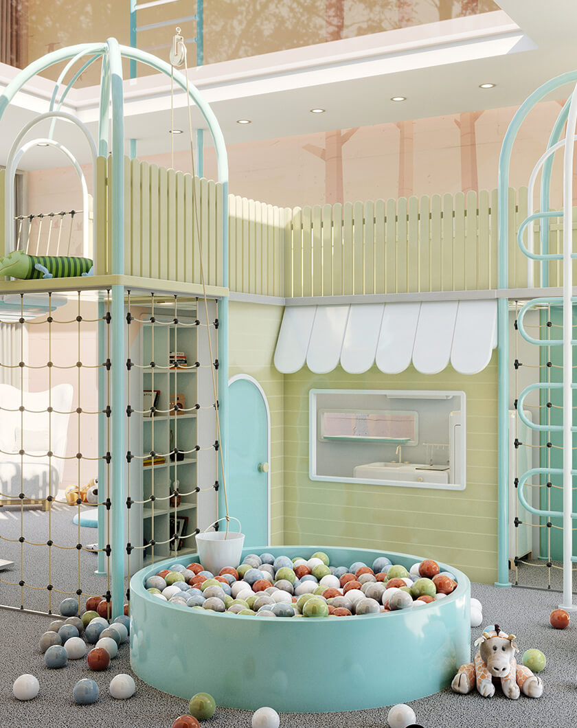 GREEN MINT PLAYROOM