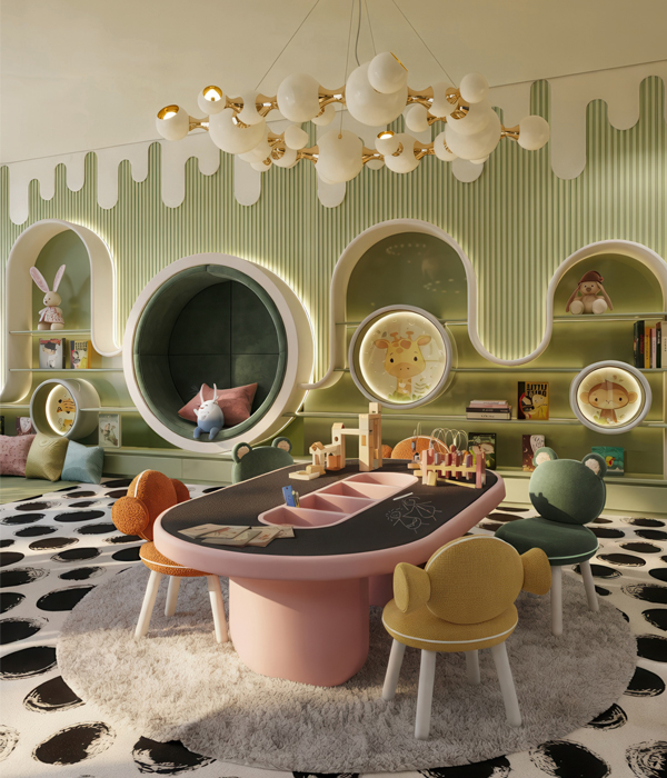 Atomic Round circu magical furniture kids lighting