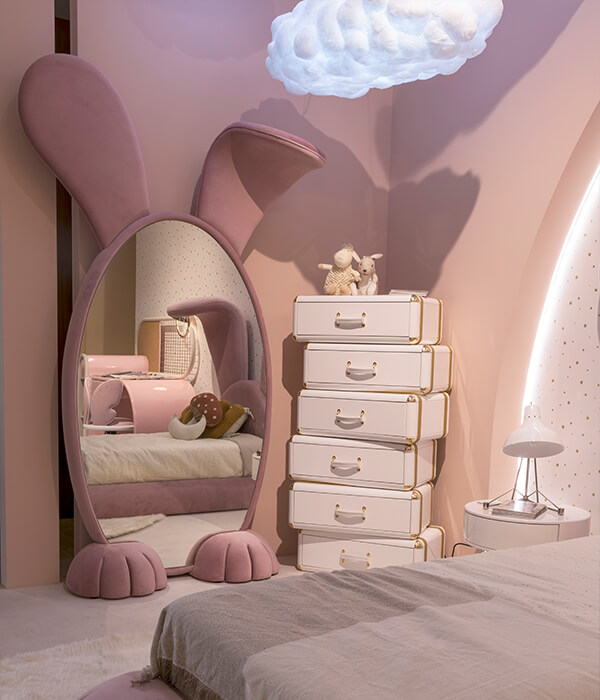 Bunny circu magical furniture kids mirrors