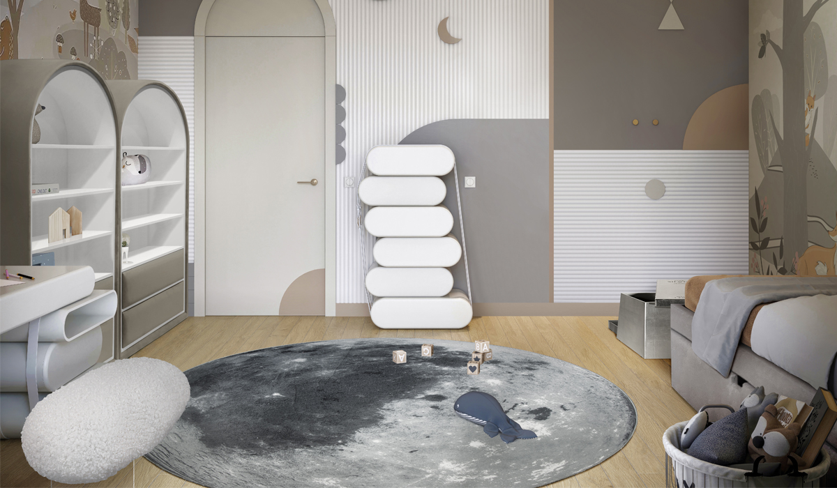 Moon circu magical furniture kids rugs