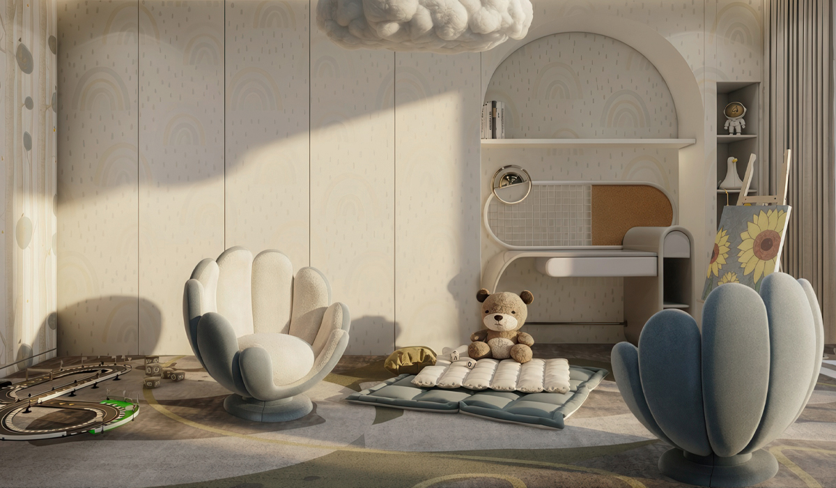 The Power Elephant circu magical furniture kids rugs
