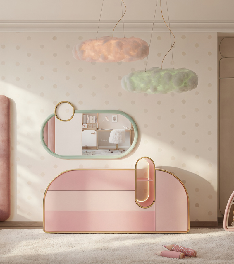 Bubble Gum Small circu magical furniture kids mirrors
