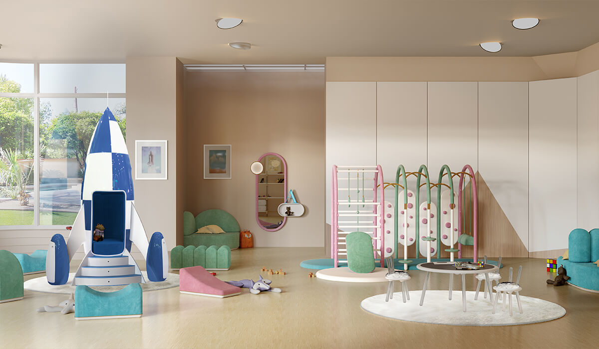 Bubble Gum Big circu magical furniture kids mirrors