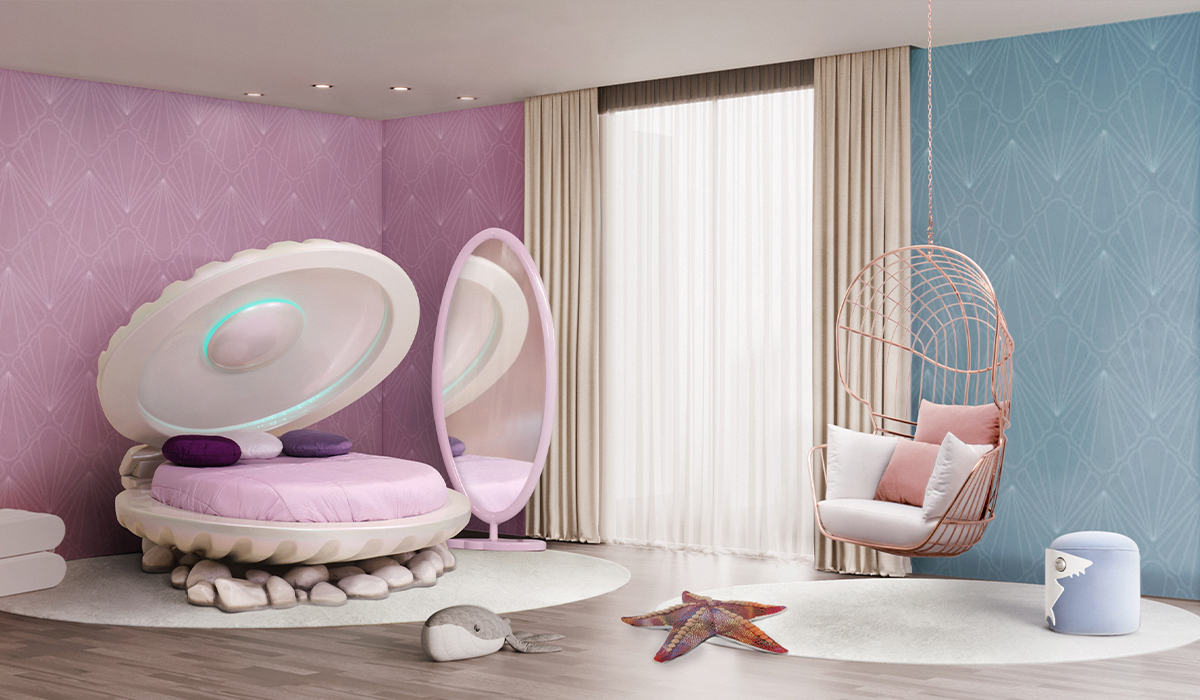 Little Mermaid circu magical furniture kids beds