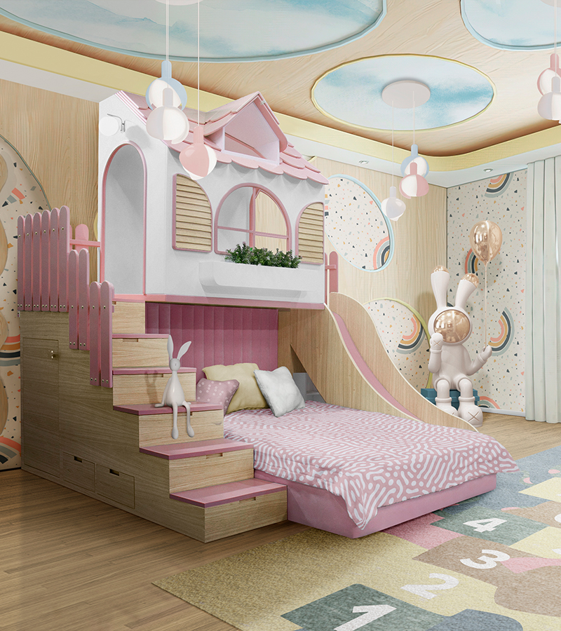 Dolly circu magical furniture kids play-learn