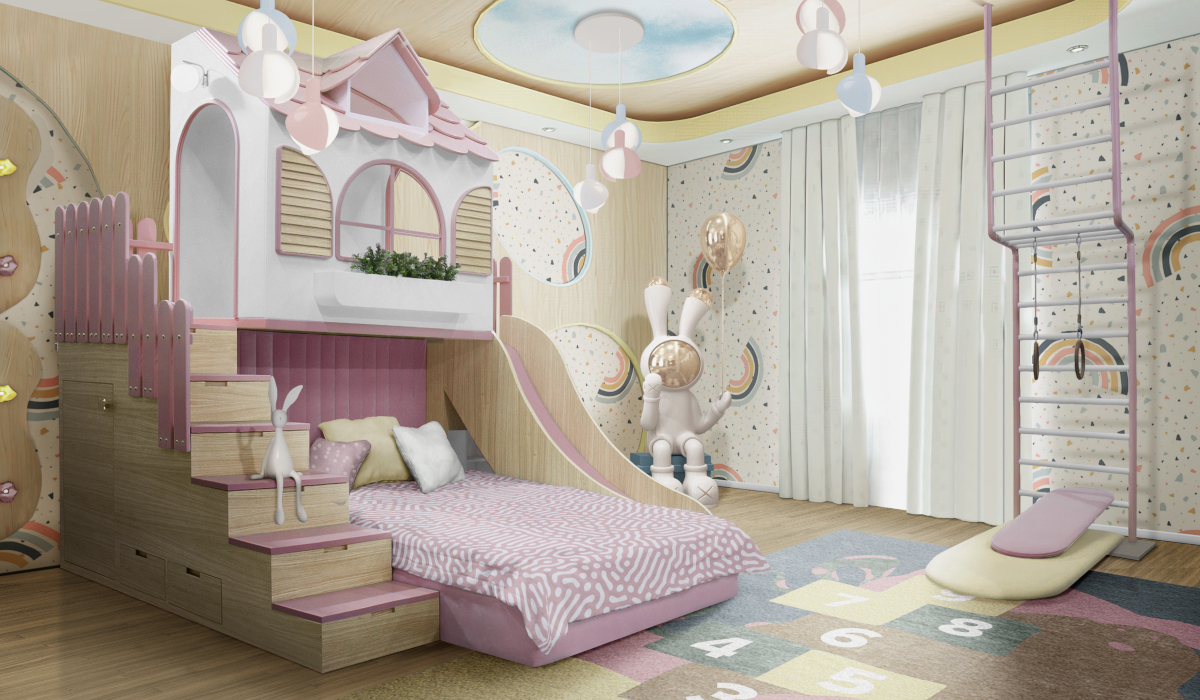 Dolly circu magical furniture kids play-learn