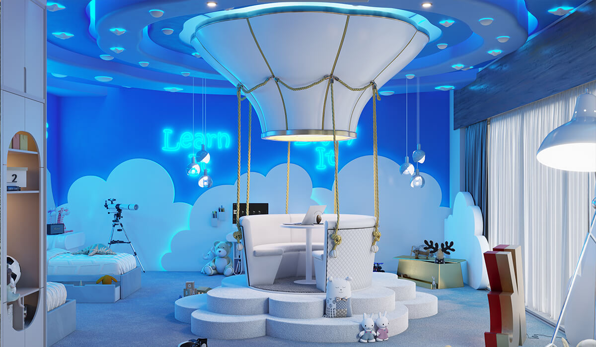 Periwinkle circu magical furniture kids lighting