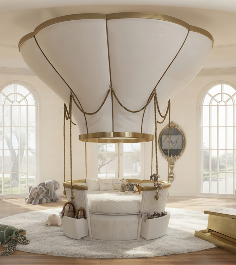 Fantasy Air Balloon circu magical furniture kids beds