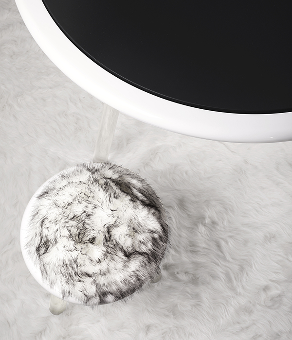 Illusion White Bear circu magical furniture kids seating