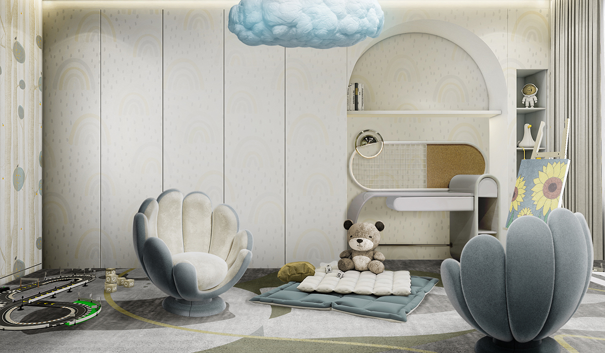 The Power Elephant circu magical furniture kids rugs