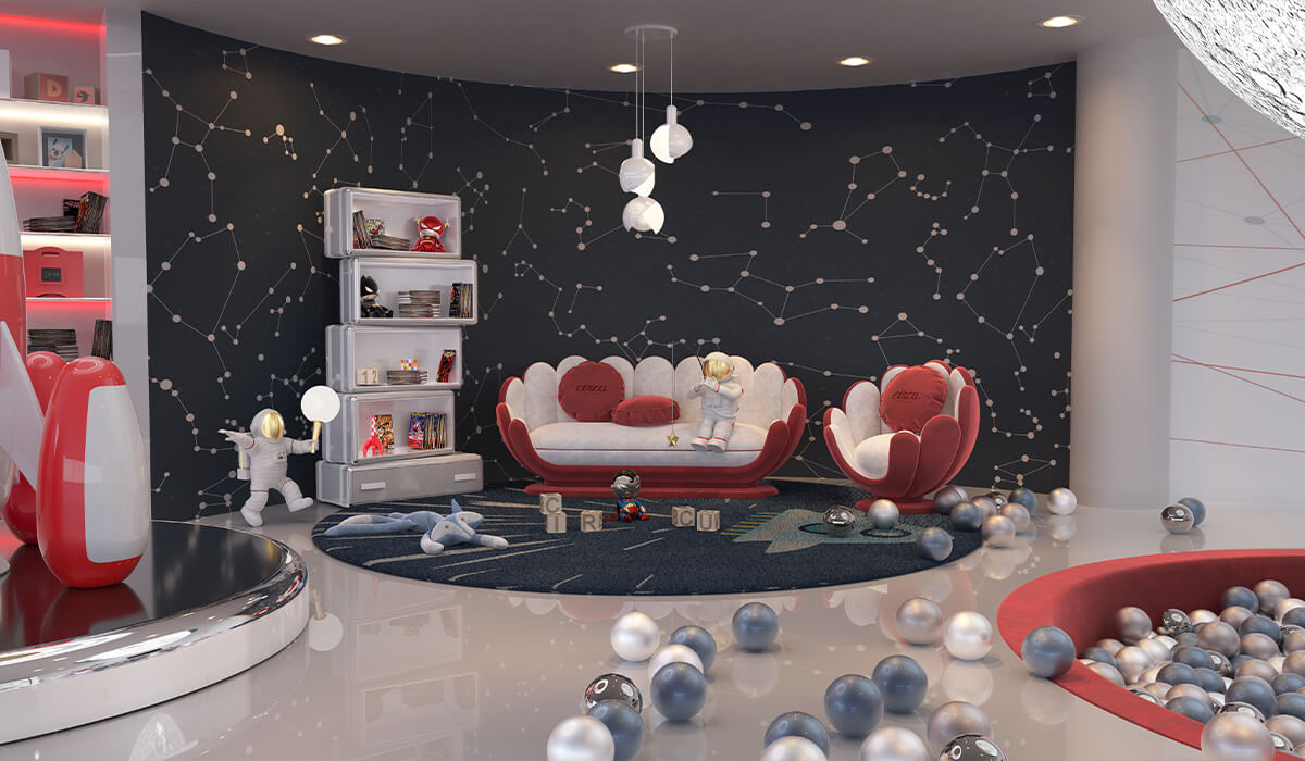 Periwinkle circu magical furniture kids lighting