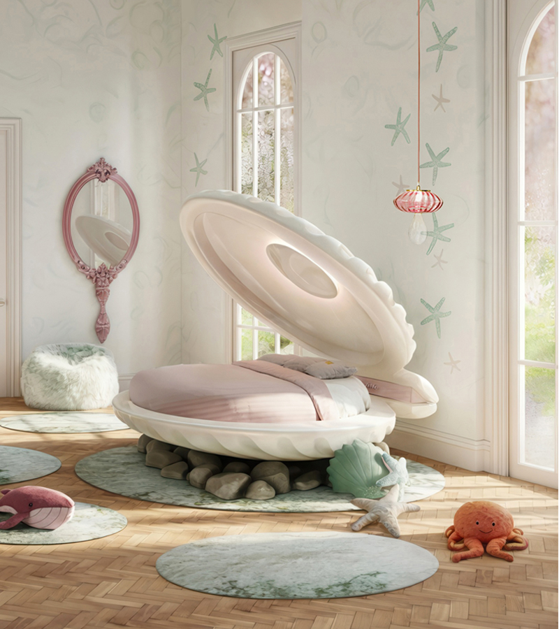 Little Mermaid circu magical furniture kids beds