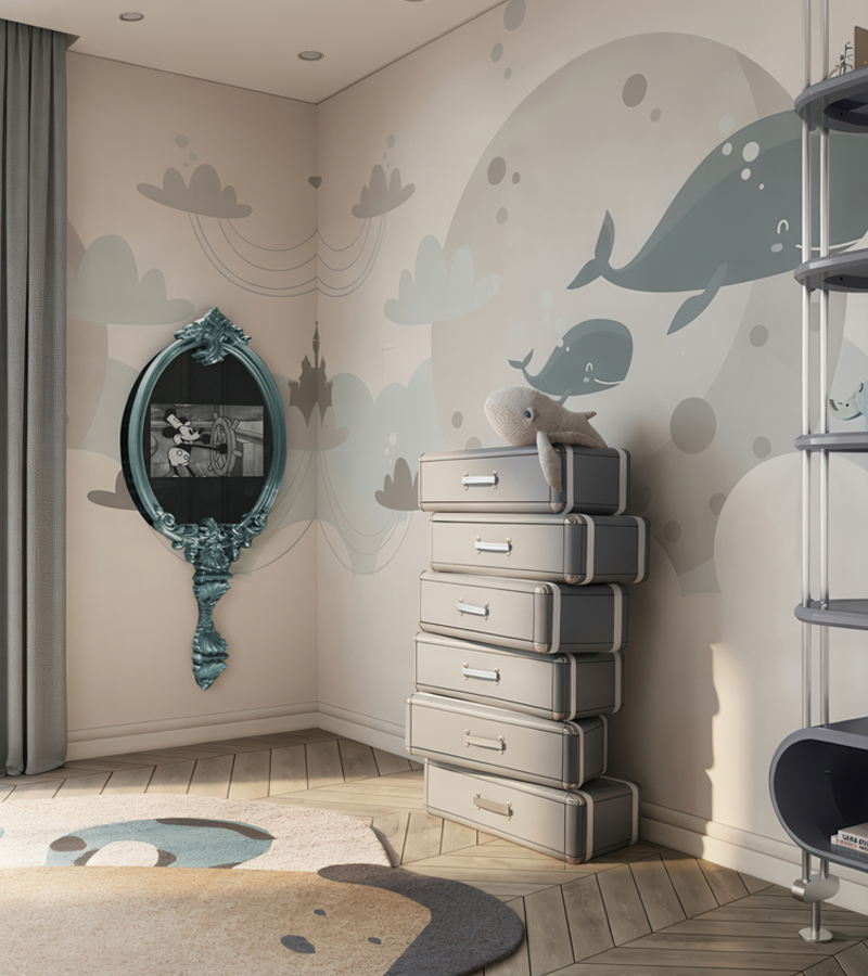 Blue Magical circu magical furniture kids mirrors