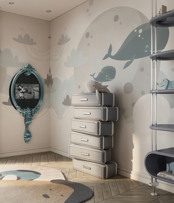 Blue Magical circu magical furniture kids mirrors