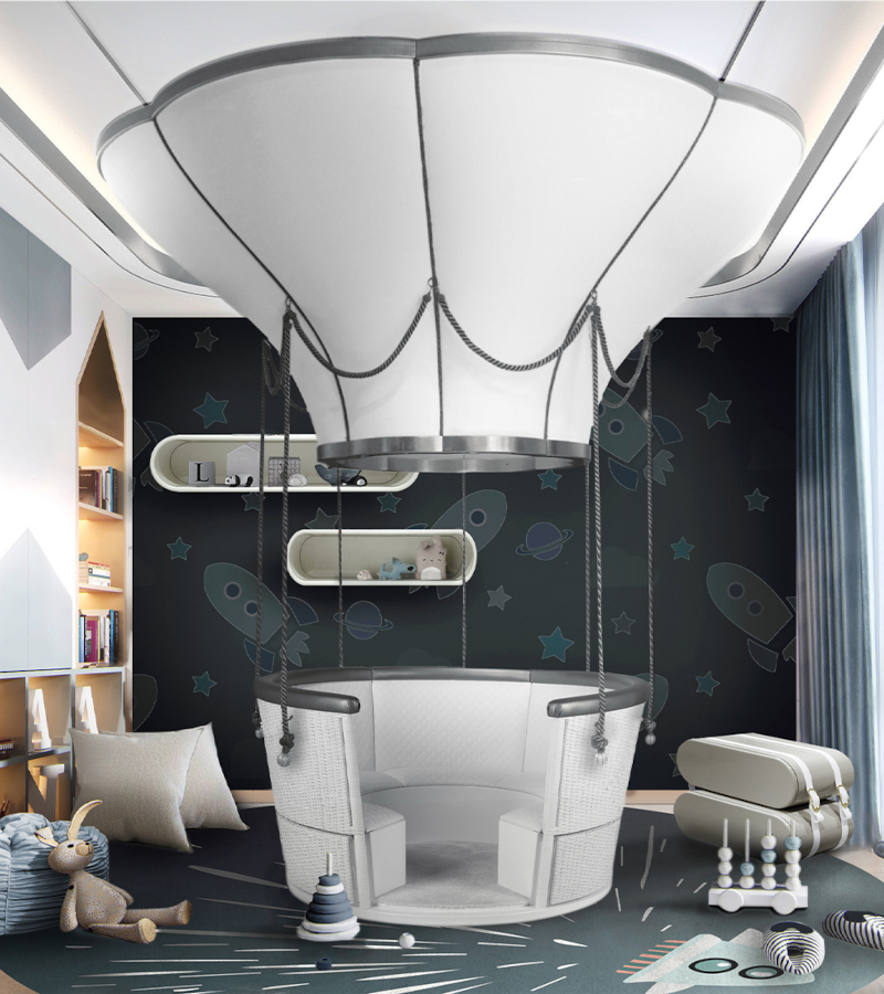Fantasy Air Balloon circu magical furniture kids beds