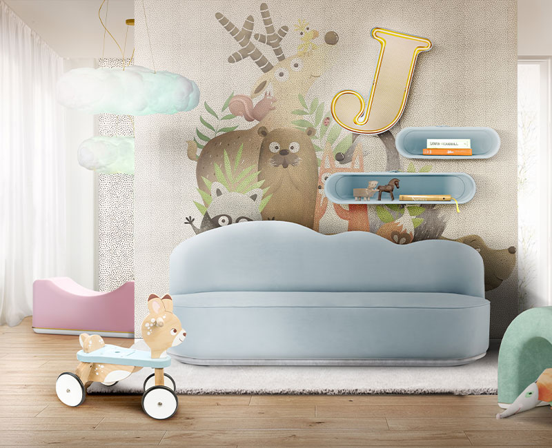 Cloud Big circu magical furniture kids storage