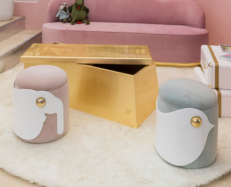 Gold circu magical furniture kids storage