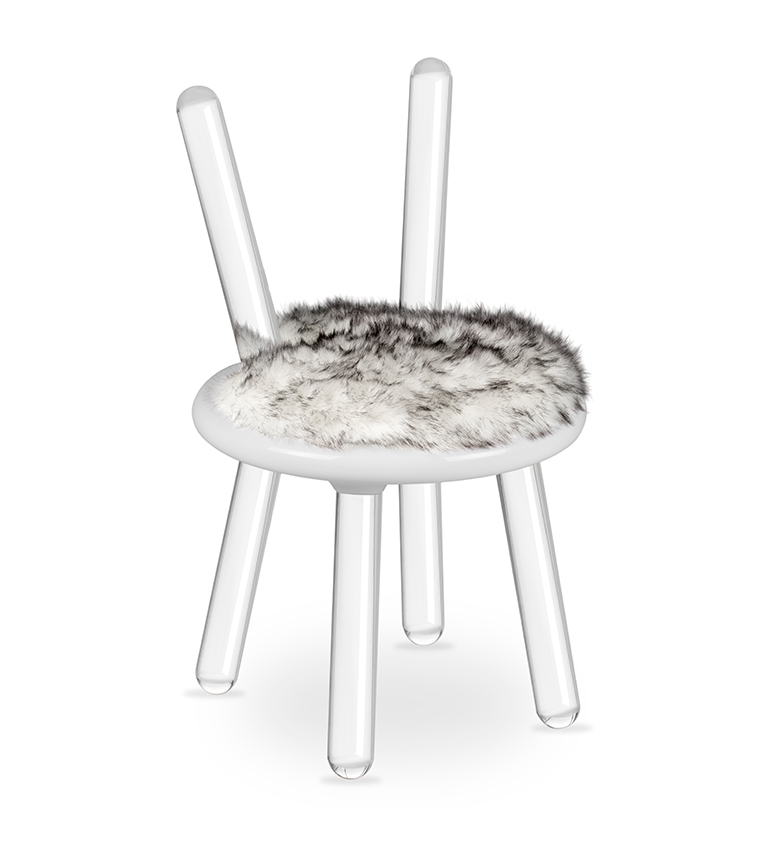 Illusion White Bear circu magical furniture kids seating