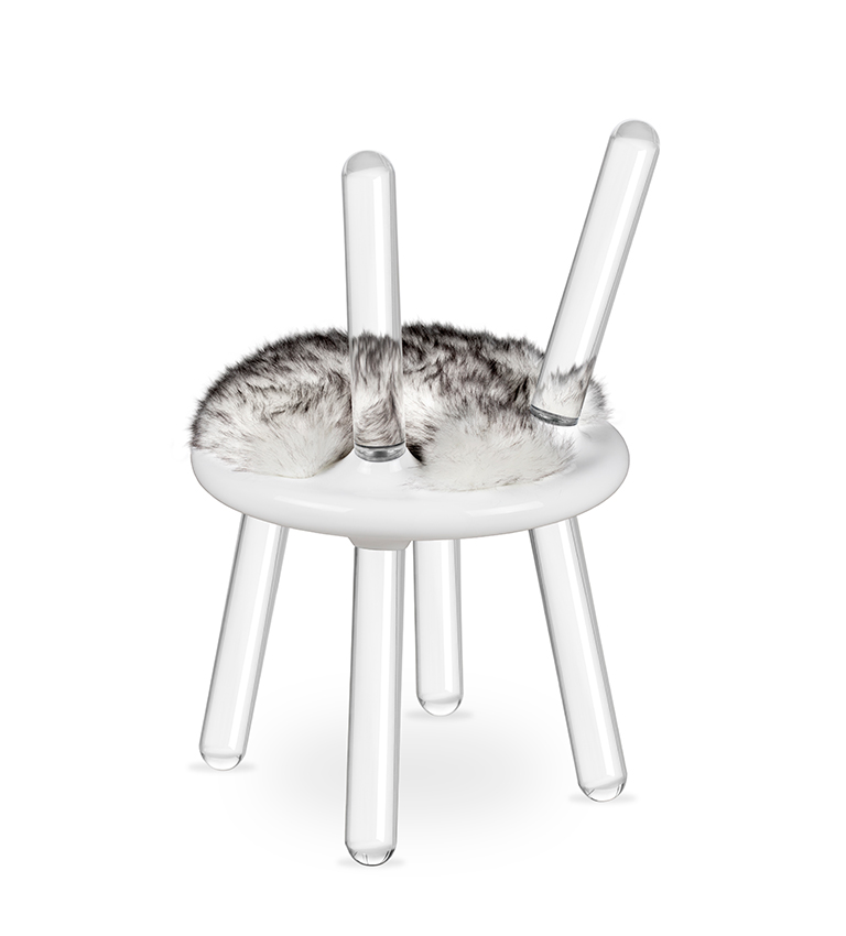 Illusion White Bear circu magical furniture kids seating
