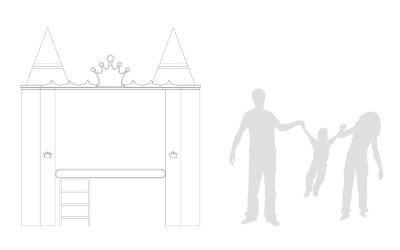 Kings and Queens circu magical furniture kids play-learn