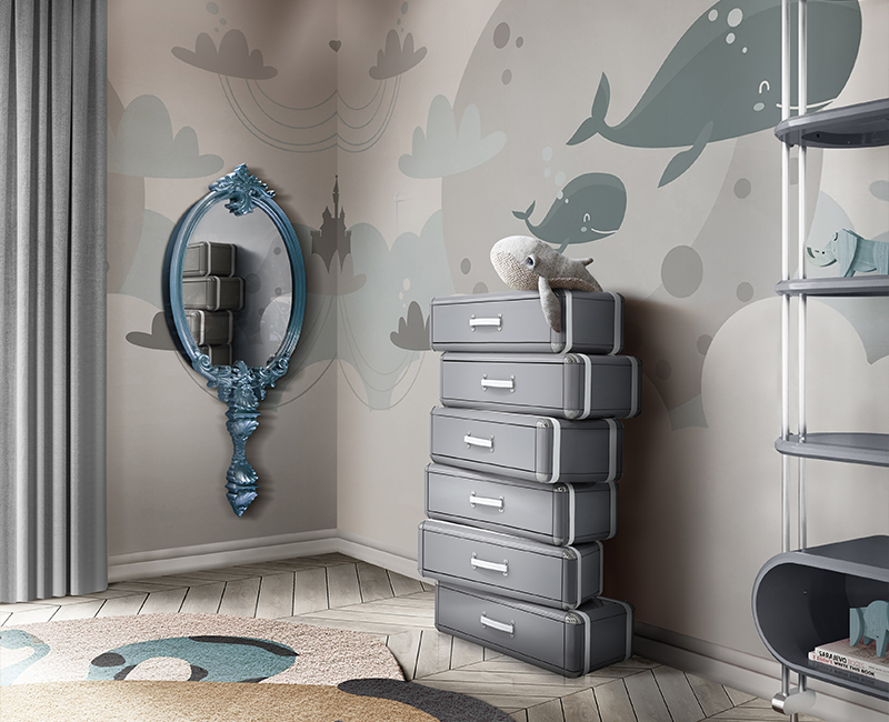 Blue Magical circu magical furniture kids mirrors