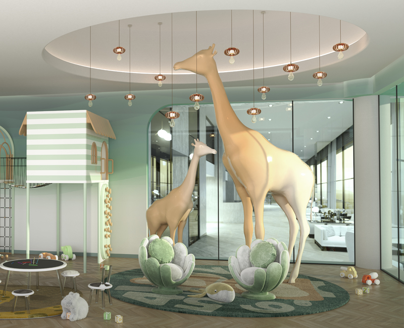 Mushroom circu magical furniture kids lighting