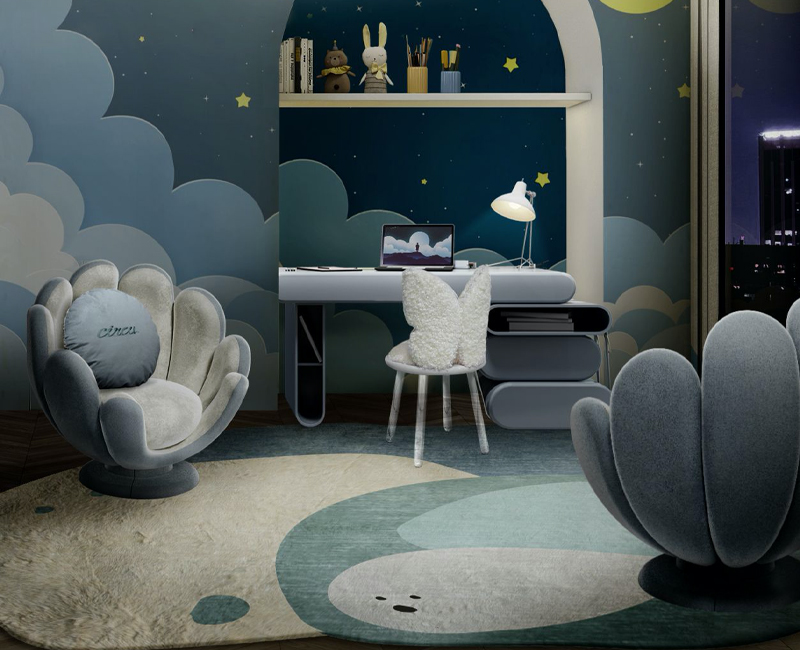 The Whale’s Tale circu magical furniture kids rugs