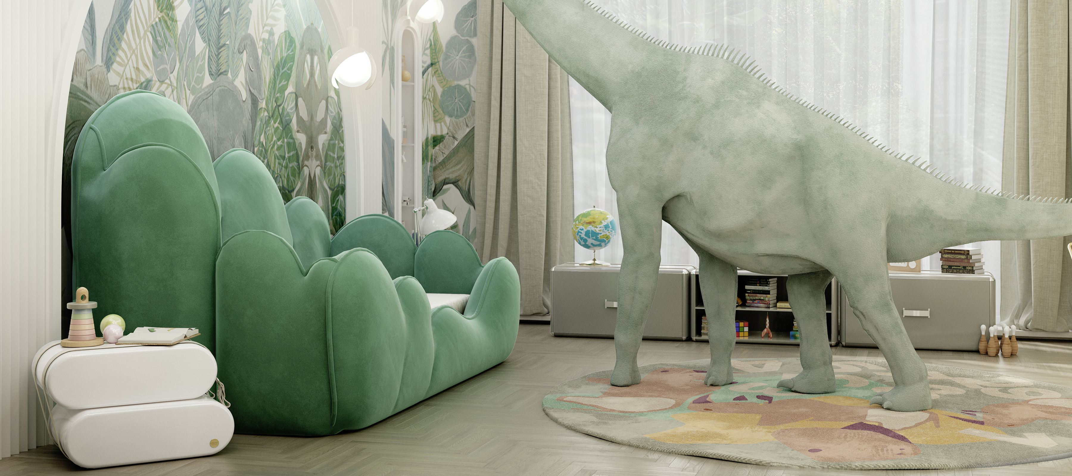 Chameleon Pink Mirror circu magical furniture